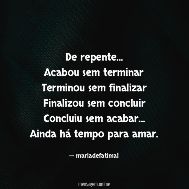 De repente