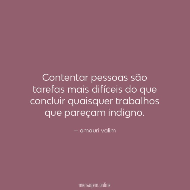 Contentar pessoas são tarefas mais difíceis do que concluir