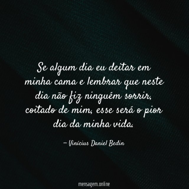 Se algum dia eu deitar em minha cama