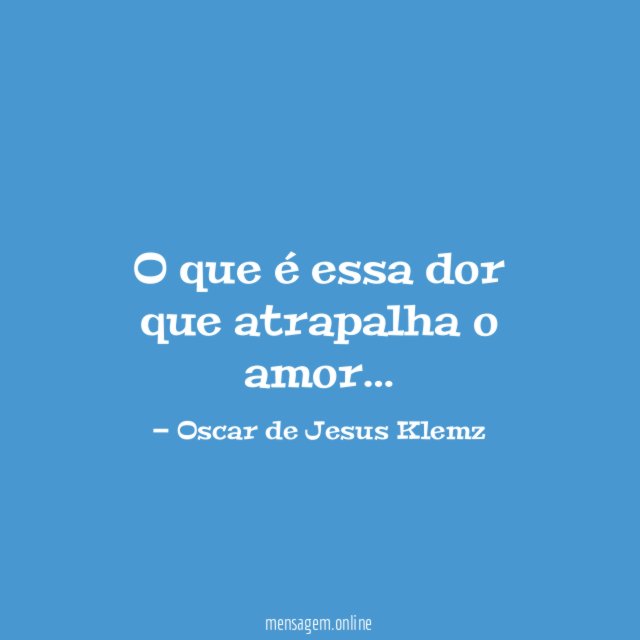O que é essa dor que atrapalha o amor