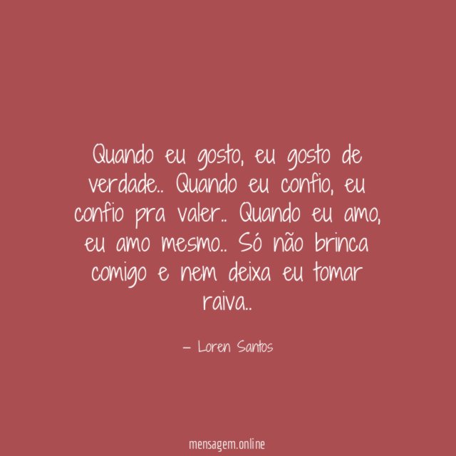 Quando eu gosto