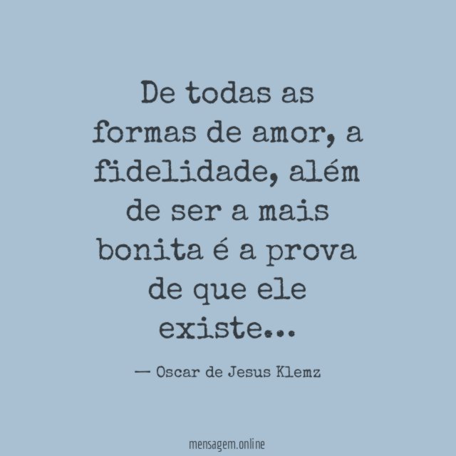 De todas as formas de amor