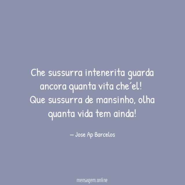 Che sussurra intenerita guarda ancora quanta vita che´el