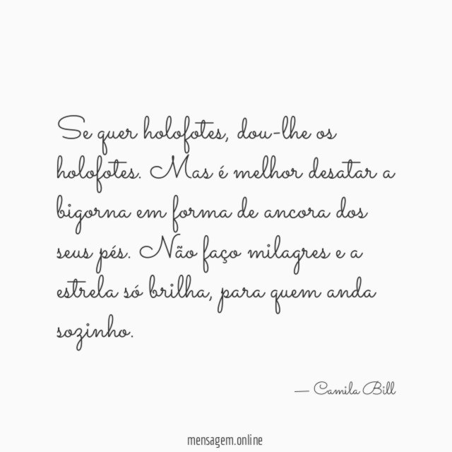 Se quer holofotes