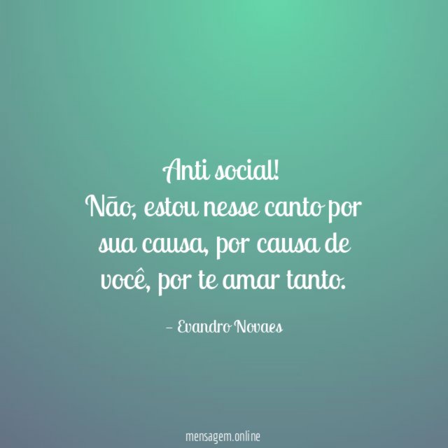 Anti social
