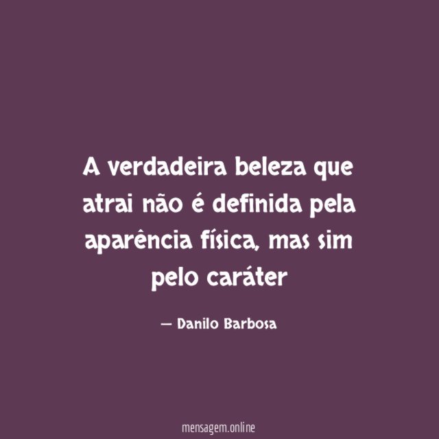 A verdadeira beleza que atrai não é definida