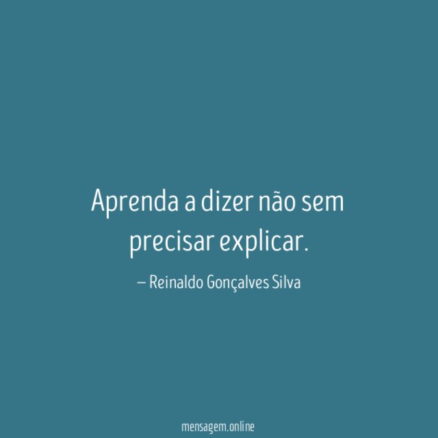 Aprenda a dizer não sem precisar explicar