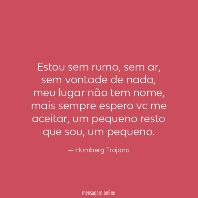 Estou sem rumo