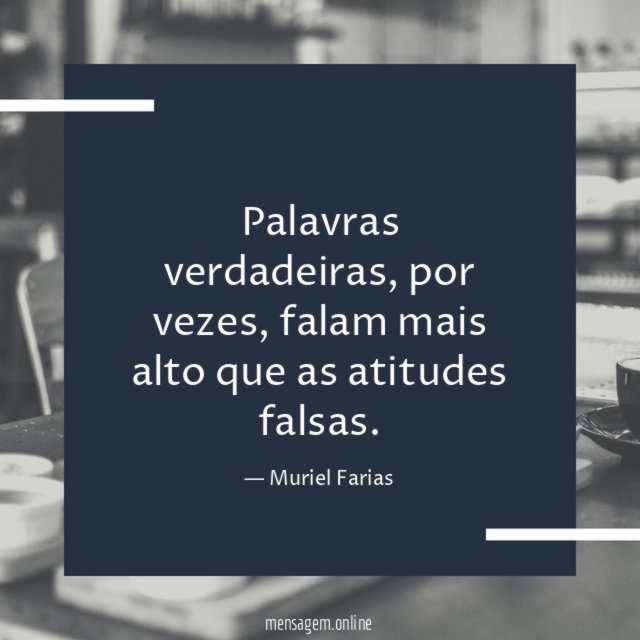 Palavras verdadeiras