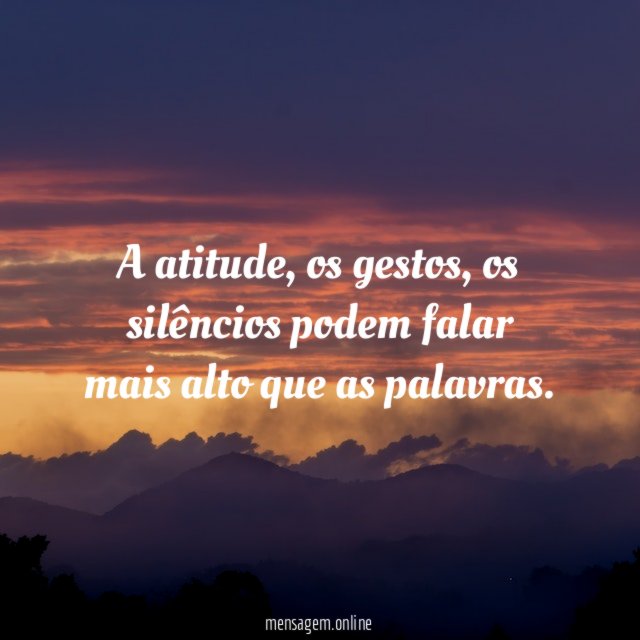 A atitude