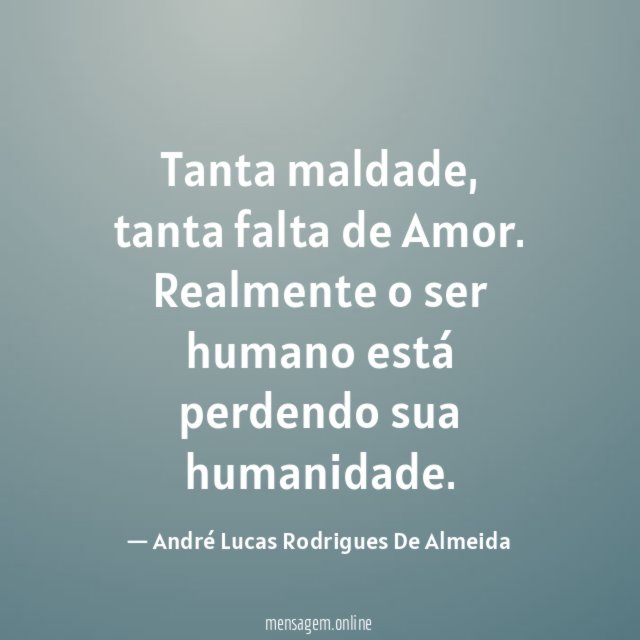 Tanta maldade