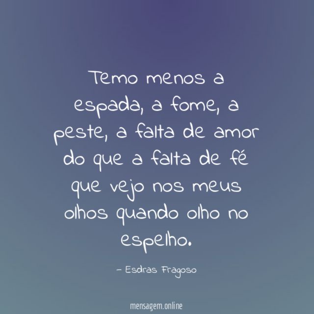 Temo menos a espada