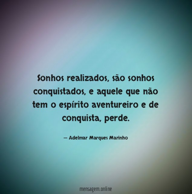 Sonhos realizados