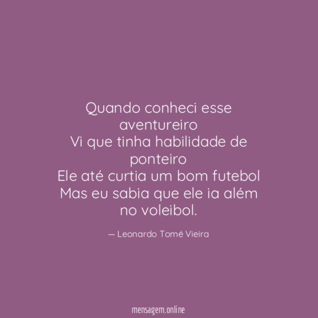Quando conheci esse aventureiro Vi que tinha habilidade de