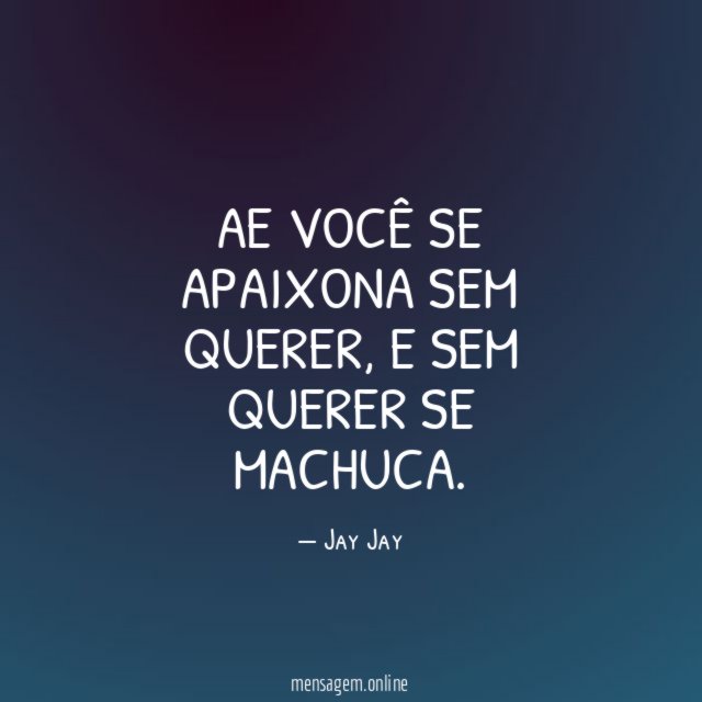 Ae você se apaixona sem querer