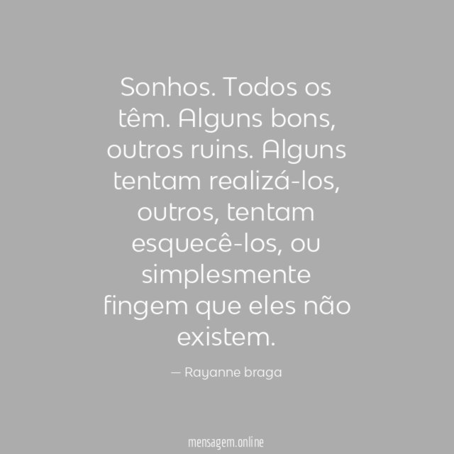 Sonhos