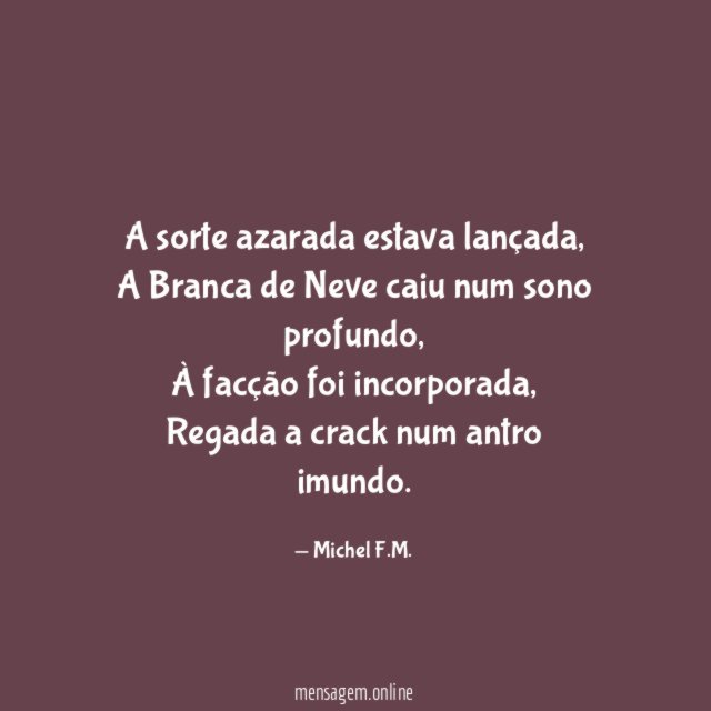 A sorte azarada estava lançada