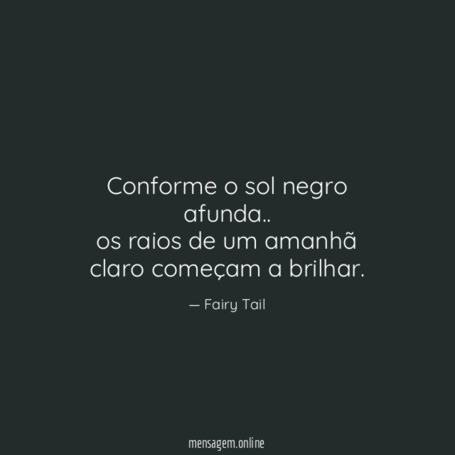 Conforme o sol negro afunda