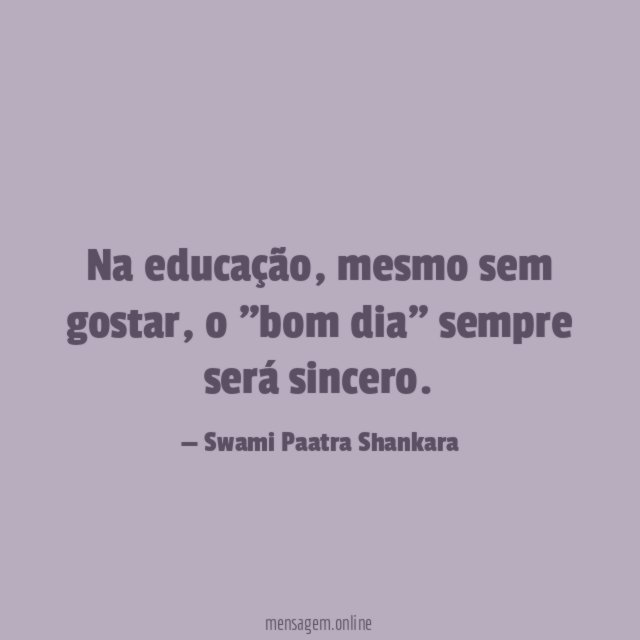 Na educação