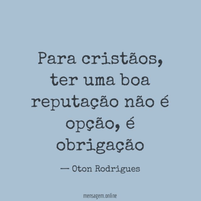 Para cristãos