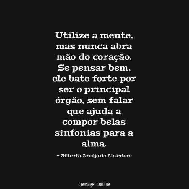 Utilize a mente