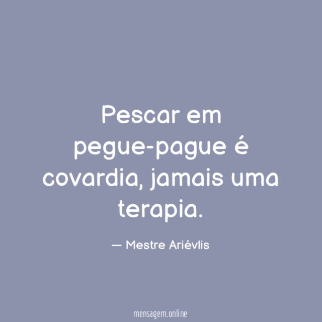 Pescar em pegue-pague é covardia