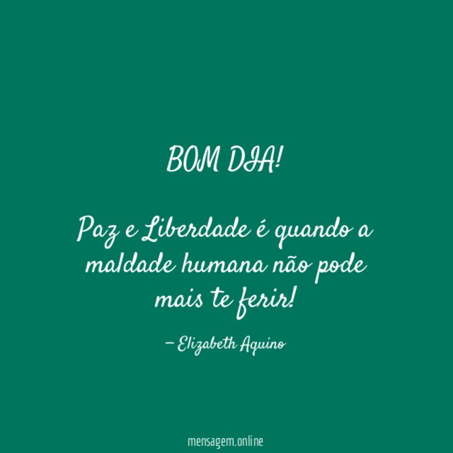 BOM DIA