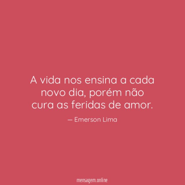 A vida nos ensina a cada novo dia