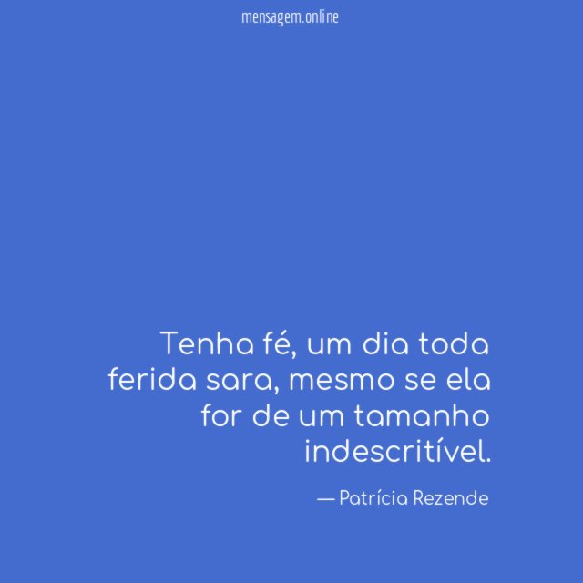 Tenha fé