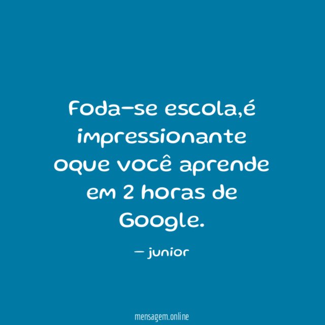 foda-se escola