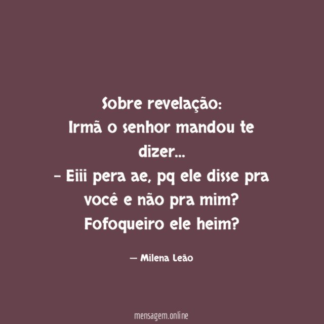Sobre revelação