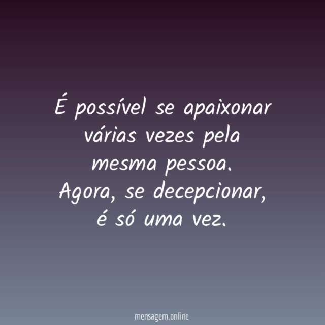 É possível se apaixonar várias vezes pela mesma pessoa