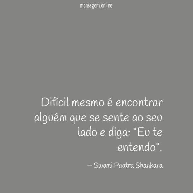 Difícil mesmo é encontrar alguém que se sente