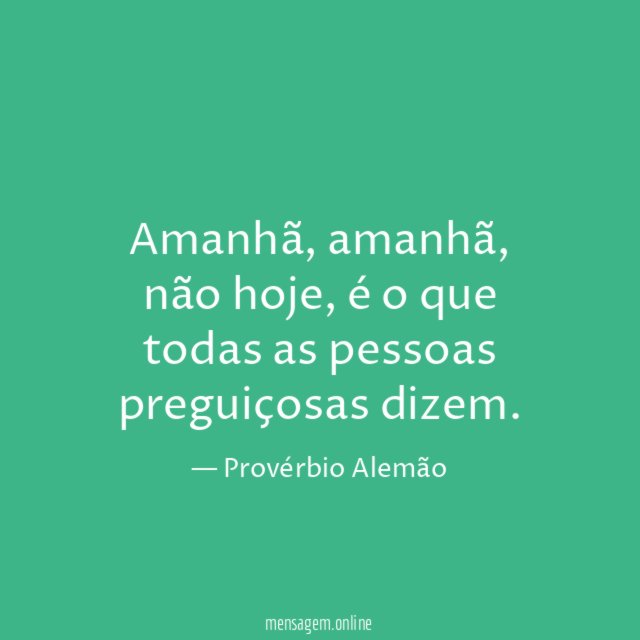 Amanhã