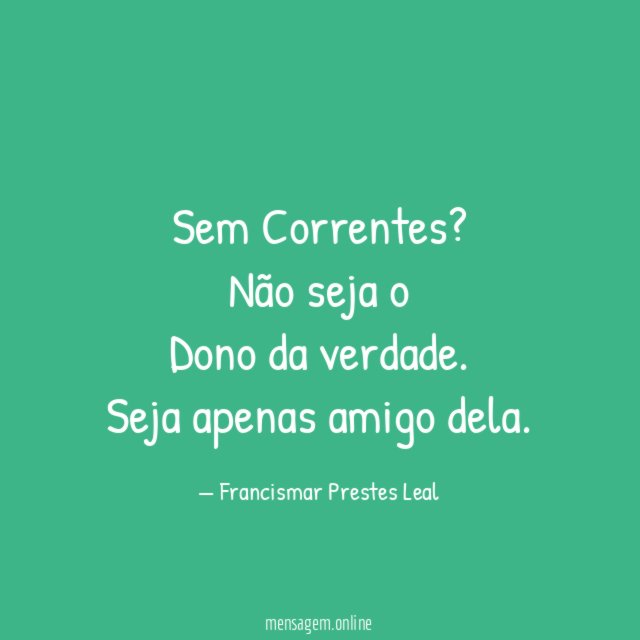 Sem Correntes?