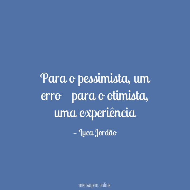Para o pessimista