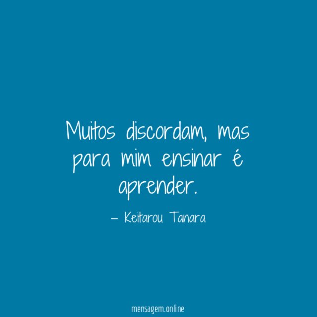 Muitos discordam