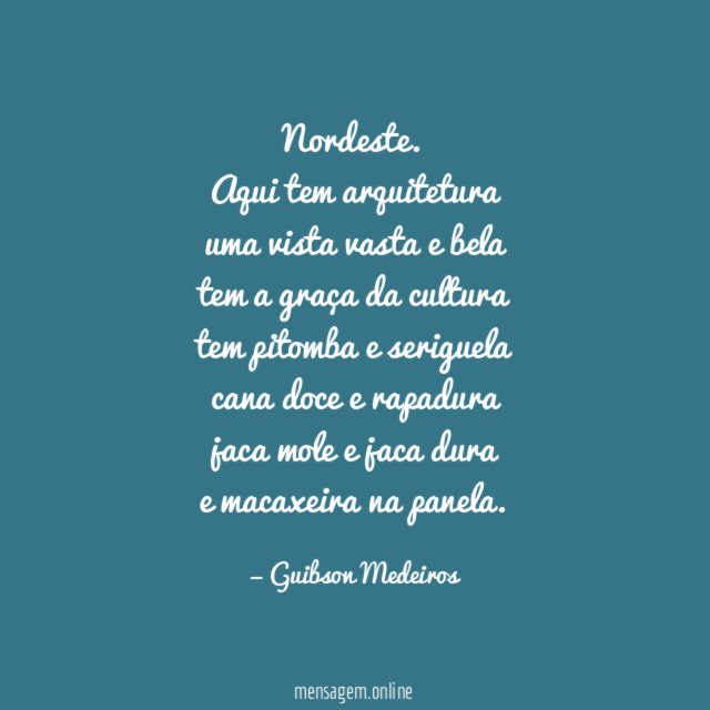 Nordeste.