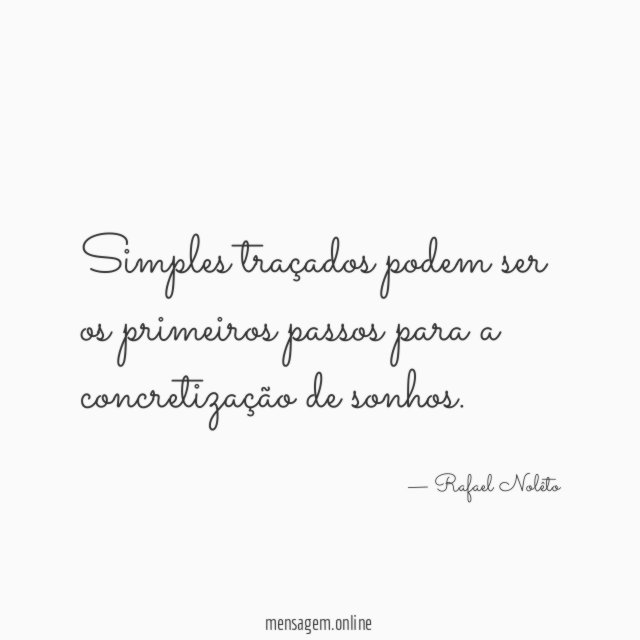 Simples traçados podem ser os primeiros passos para