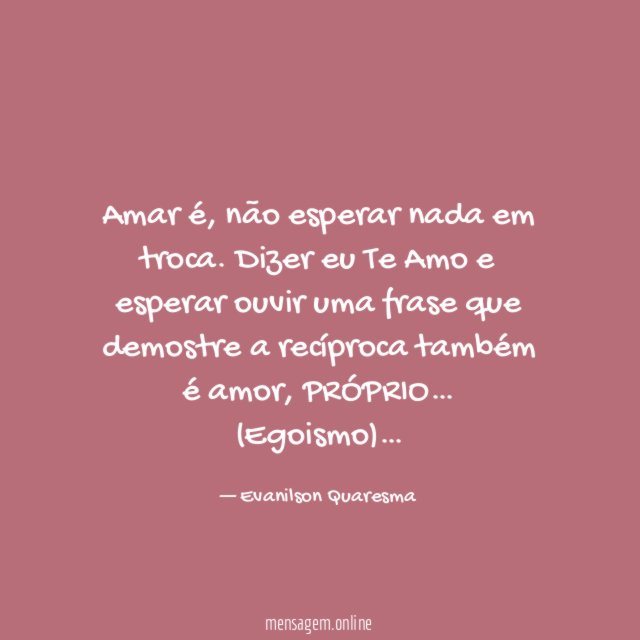 Amar é
