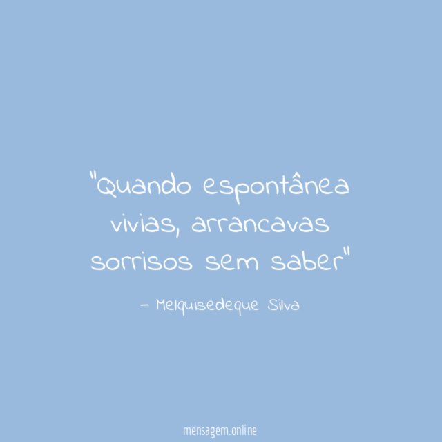 Quando espontânea vivias