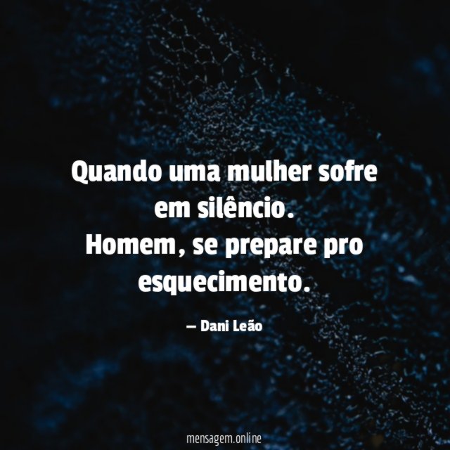 Quando uma mulher sofre em silêncio