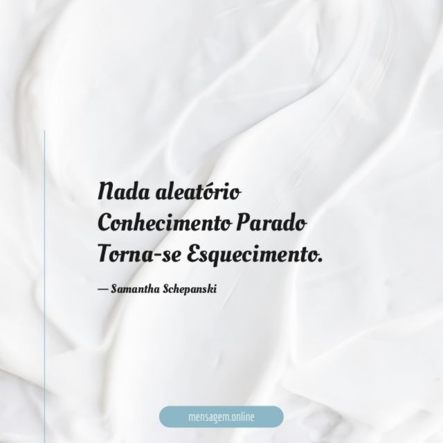 Nada aleatório