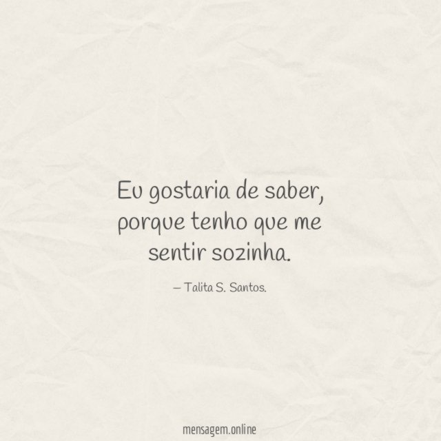 Eu gostaria de saber