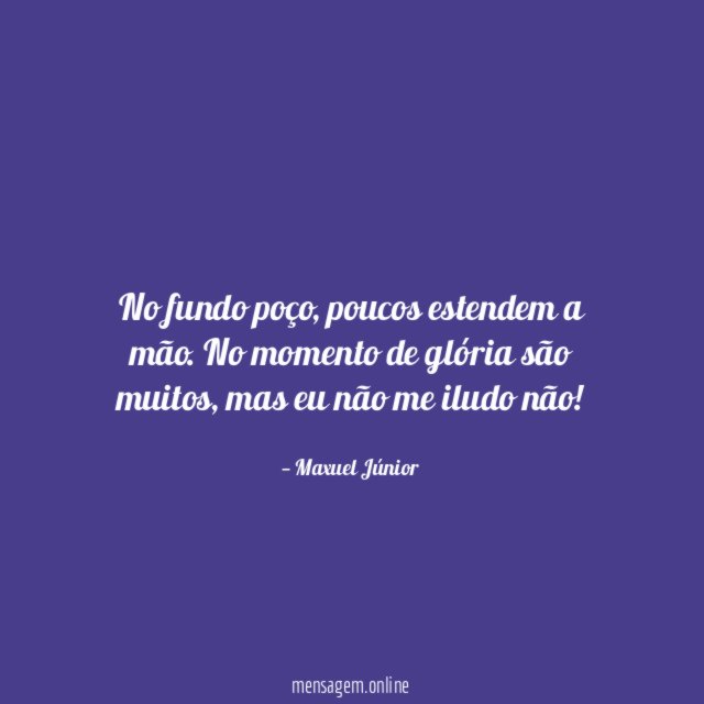 No fundo poço
