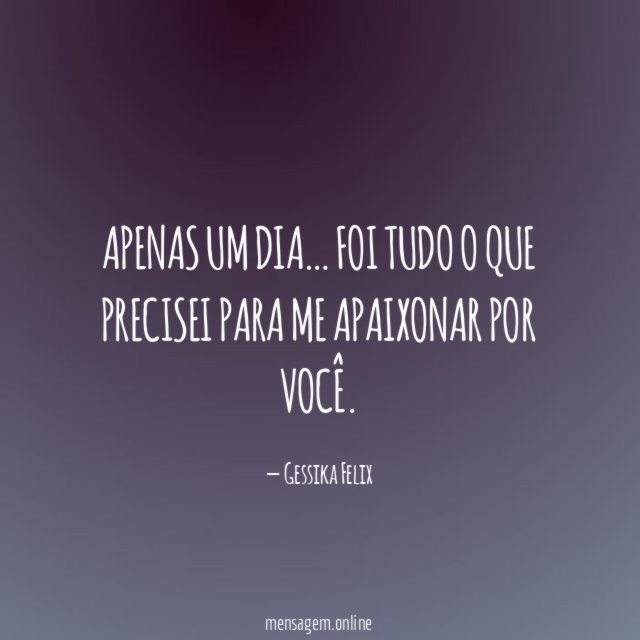 Apenas um dia