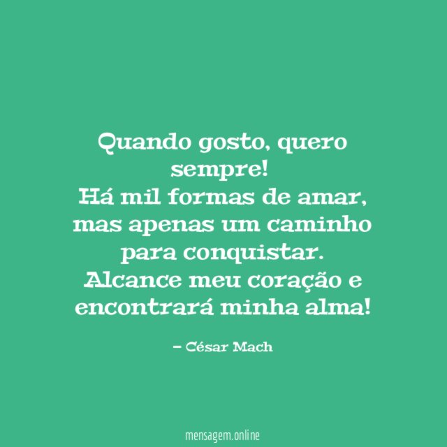 Quando gosto