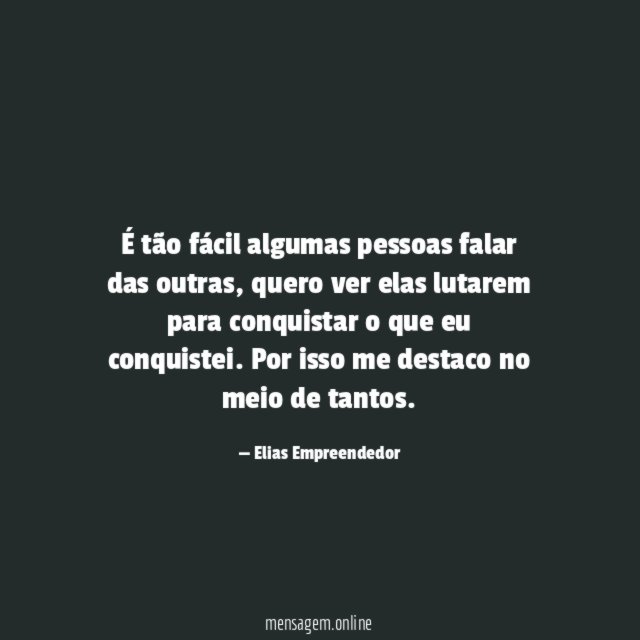 É tão fácil algumas pessoas falar das outras