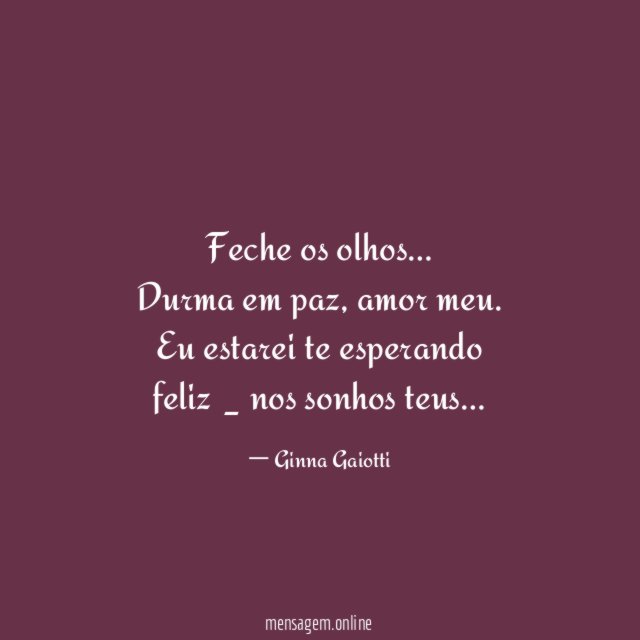 Feche os olhos…