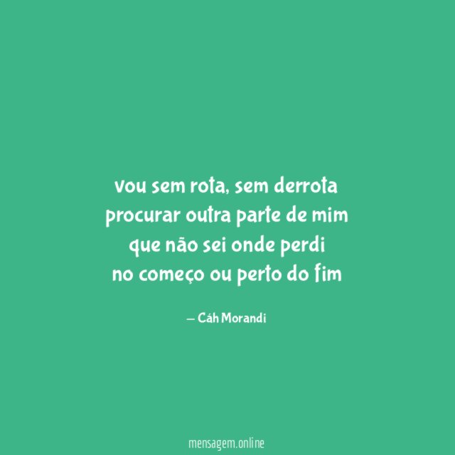 vou sem rota